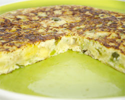 Tortilla de Patatas con Berenjena